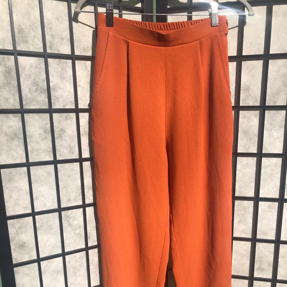 High Waisted AA Orange Trousers